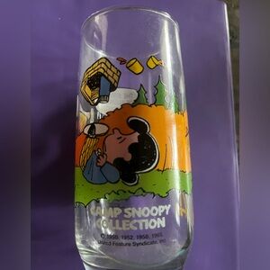 Glass with Colorful Design